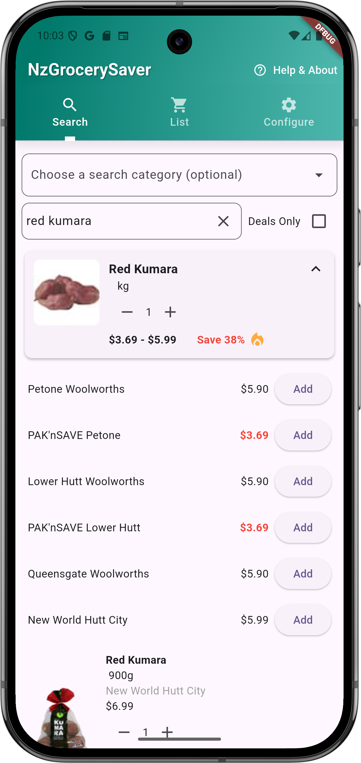 Price Comparison